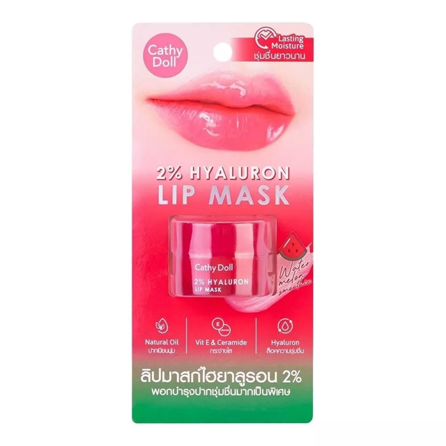 Cathy Doll - 2% Hyaluron Lip Mask Watermelon Smoothie 4.5g.
