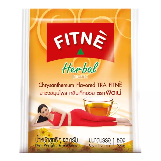Fitne - Herbal Infusion, Chrysanthemum Flavored TRA FITNE' Tea (30 x 2.5g. tea bags)
