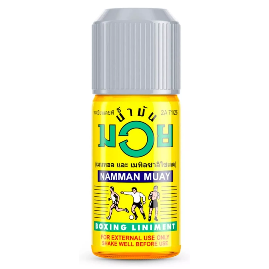Namman Muay - Boxing Liniment, Relieve Muscle Pain, Muay Thai Massage Oil, Thailand 60ml. (Pack of 3)