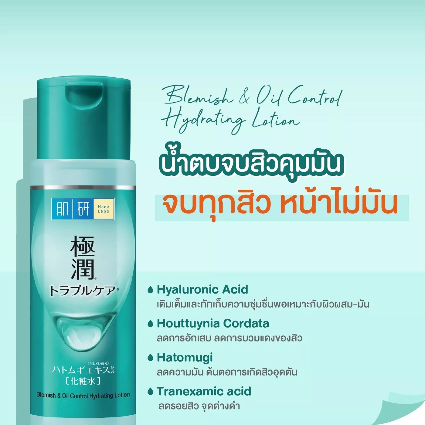 Hada Labo - Blemish & Oil Control Hydrating Lotion 170ml.