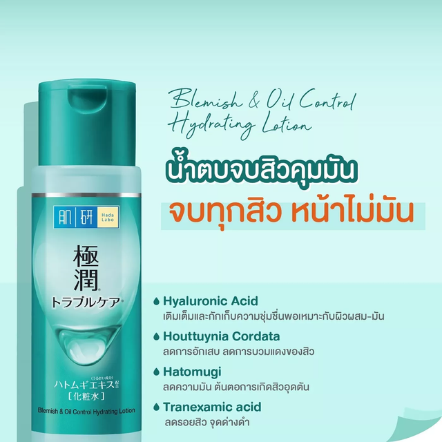 Hada Labo - Blemish & Oil Control Hydrating Lotion 170ml.