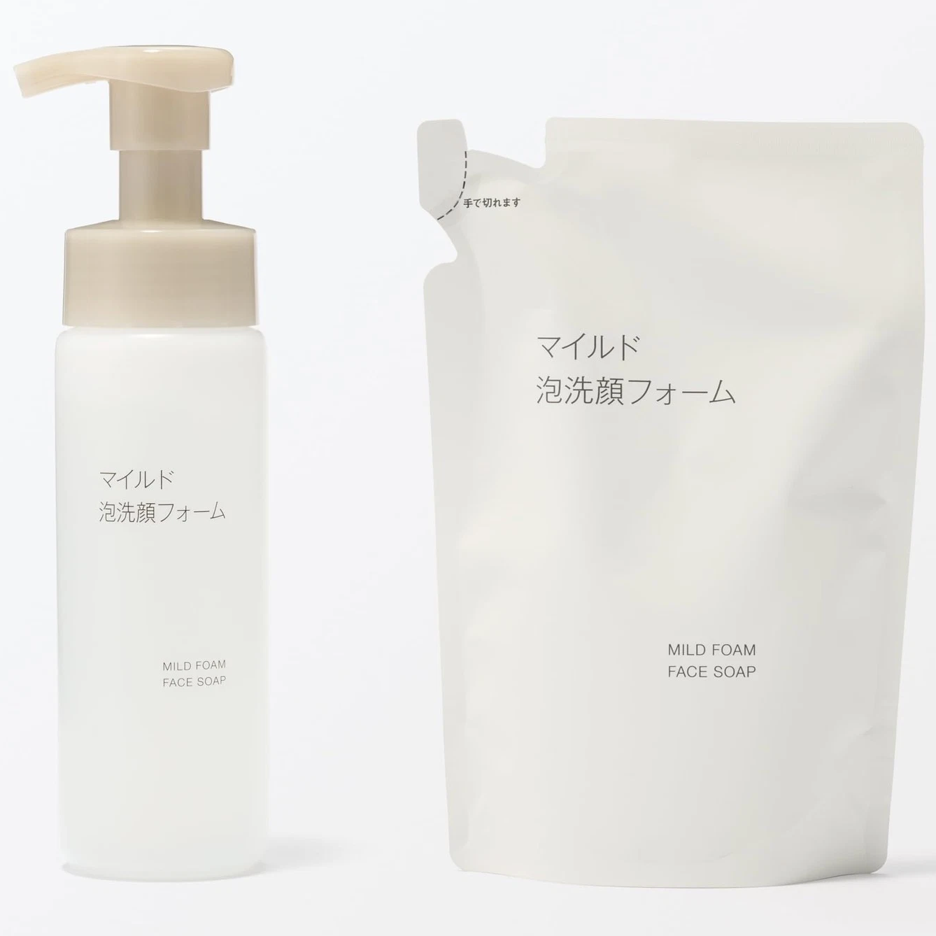 MUJI - Foaming Facial Cleanser Face Soap Mild Foam 200ml.