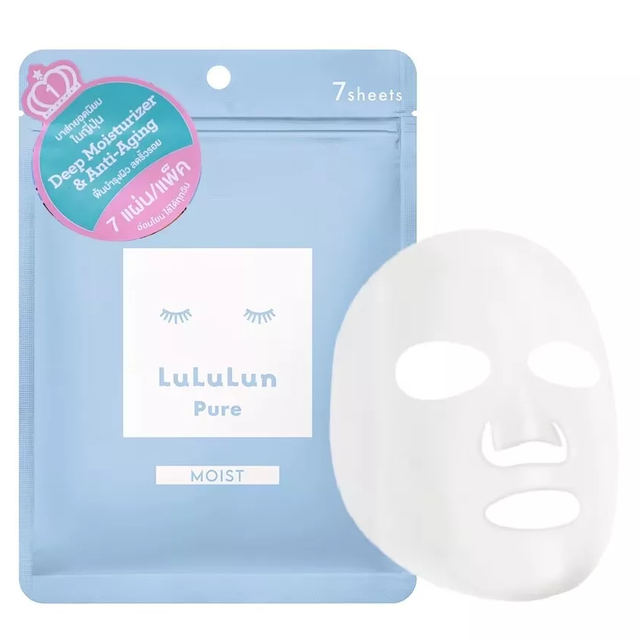 Lululun - Pore Moisturizing Anti-Aging Face Mask (Pack of 3 x 7 sheets) - Made in Japan