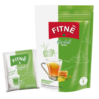 Fitne - Herbal Infusion, Herbal Tea Green Tea (8 x 2.35g. tea bags)