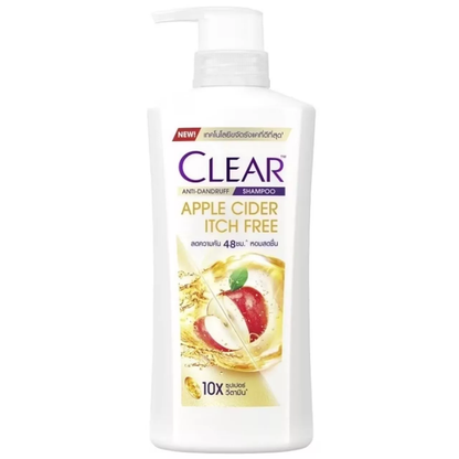 CLEAR - Anti-Dandruff Shampoo Apple Cider Itch Free 370ml.