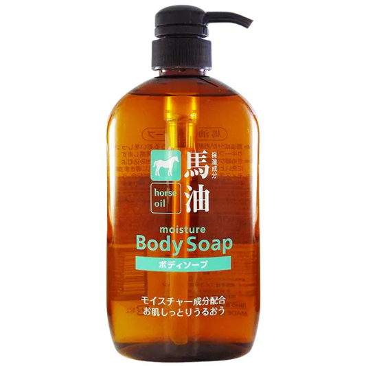 Kumano Yushi - Horse Oil Moisture Body Soap 600ml.