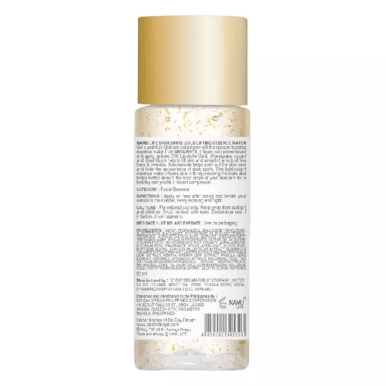 Namu Life Snailwhite - Snail White Gold Lifting Essence Water 50ml.