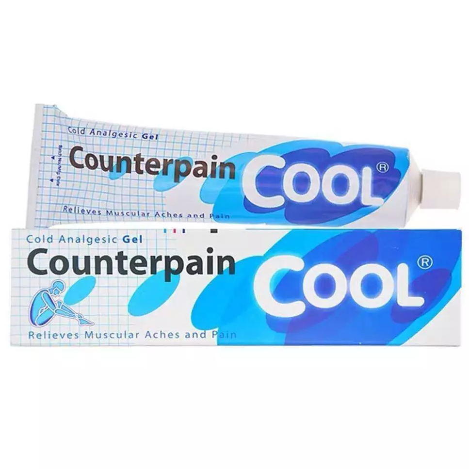 Counterpain - Cool - Cold Analgetic Gel Cream 120g. (Pack of 6) - Made in Thailand