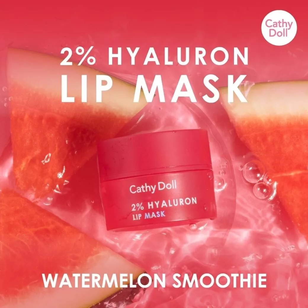 Cathy Doll - 2% Hyaluron Lip Mask Watermelon Smoothie 4.5g.