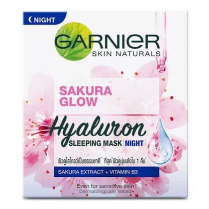 Garnier - Sakura Glow - Hyaluron Sleeping Mask Night 50ml.