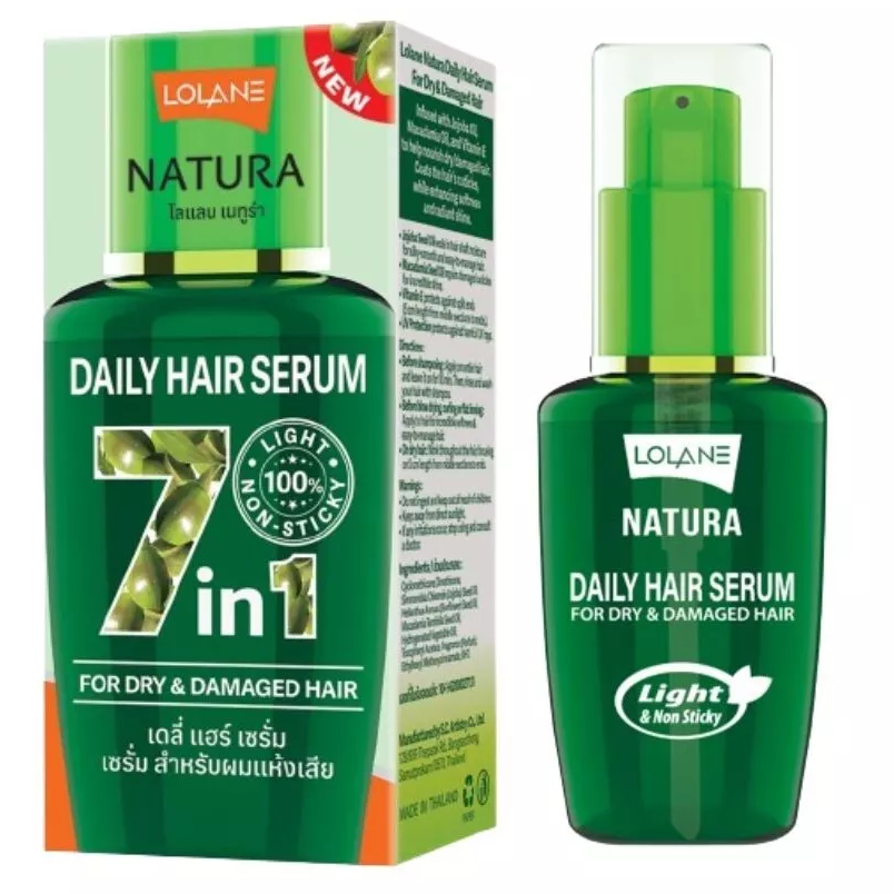 Lolane - Natura Daily Hair Serum 7in1 for Dry and Damaged Hair 50g.