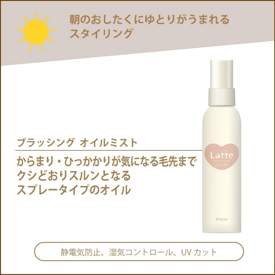 Kracie - Ma & Me Latte - Restoring Heat Protection Hair Styling Mist 85ml.