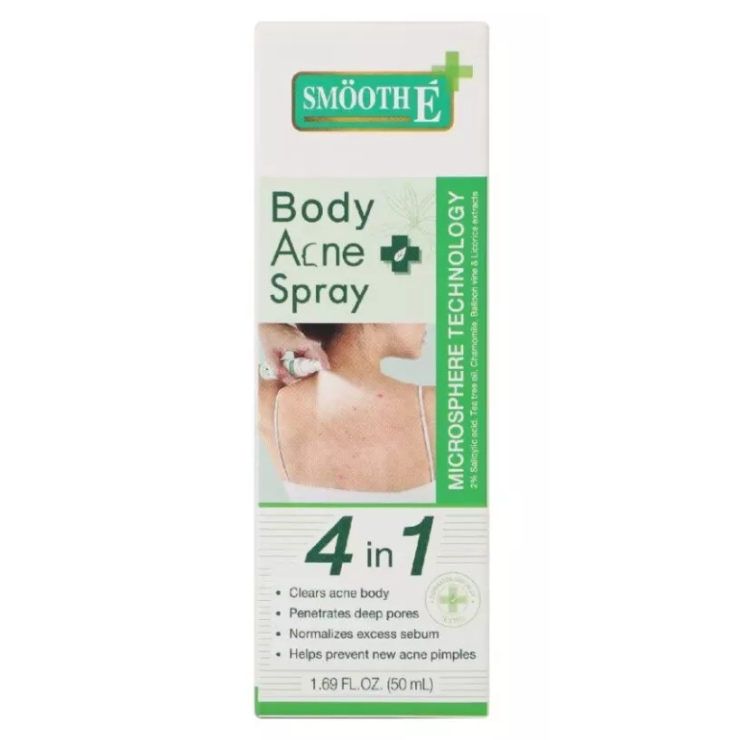 Smooth E - Body Acne Spray 50ml.
