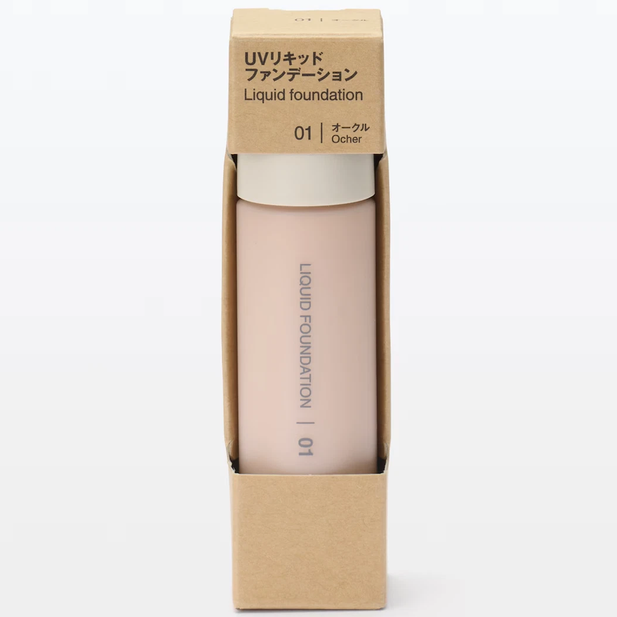 MUJI - UV Liquid Foundation SPF40 PA++++ #01 Orche 30ml.
