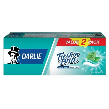 Darlie - Fresh and Brite Toothpaste 140g. (Pack of 2)