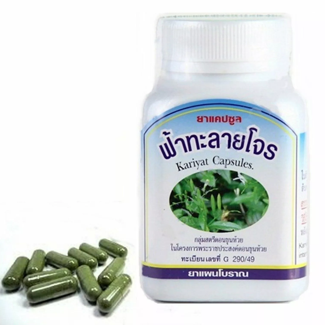 Duangporn - Kariyat Andrographis Paniculata (100 capsules)