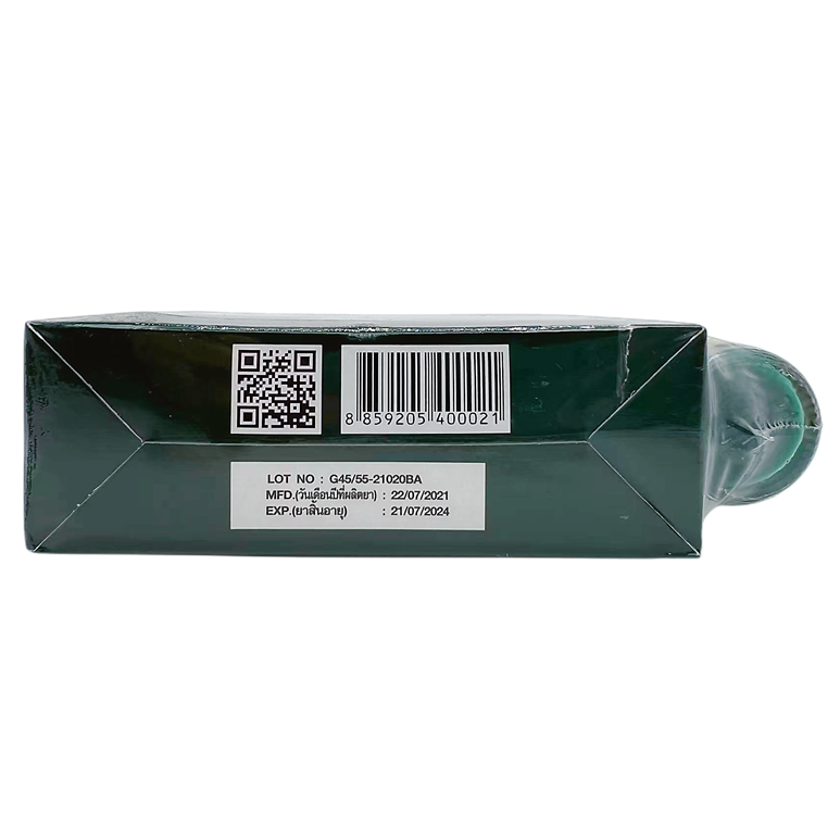 Phoyok - Green Thai Herbal Massage Balm - Formula 1 - Wax Ointment (Pack of 3x50g + 1x 20g) - Made in Thailand