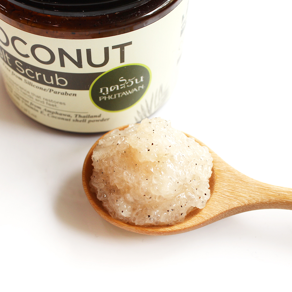 Phutawan - Organic Coconut Hand and Foots Salt Scrub 270g.