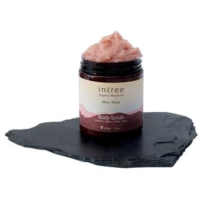 Phutawan - Intree Organic Mountain, Mon Rose Body Scrub 320g.