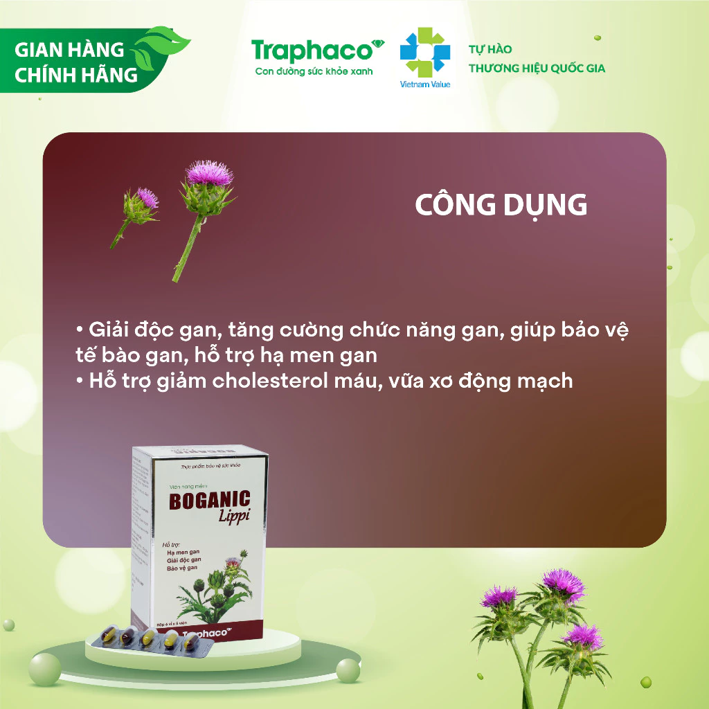 Traphaco - Boganic - Lippi Liver Detoxification and Protection (30 Capsules)
