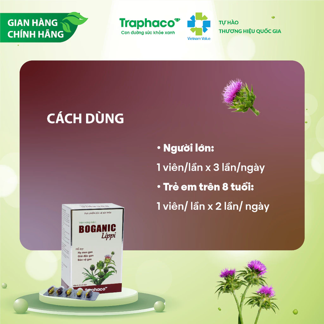 Traphaco - Boganic - Lippi Liver Detoxification and Protection (30 Capsules)