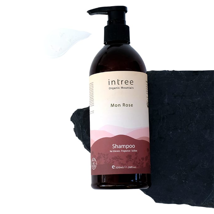 Phutawan - Intree Organic Mountain, Mon Rose Shampoo 320ml.