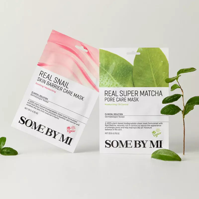 SOME BY MI - Real Super Matcha Pore Care Mask 20g. (Pack of 3)