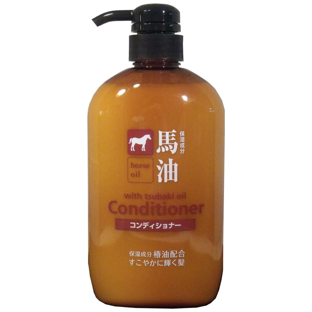 Kumano Yushi - Horse Oil with Tsubaki Oil Conditioner 600ml.