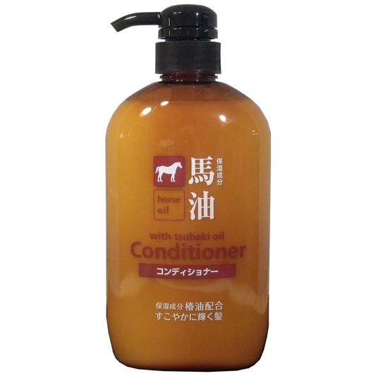 Kumano Yushi - Horse Oil with Tsubaki Oil Conditioner 600ml.