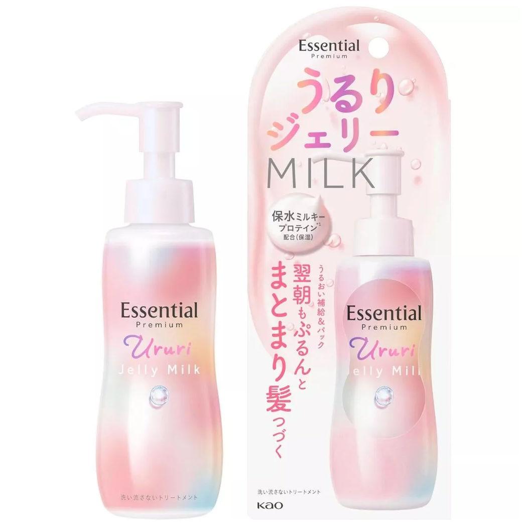 Essential - Kao - Premium Ururi Jelly Milk, Sparkle Moist 140ml.