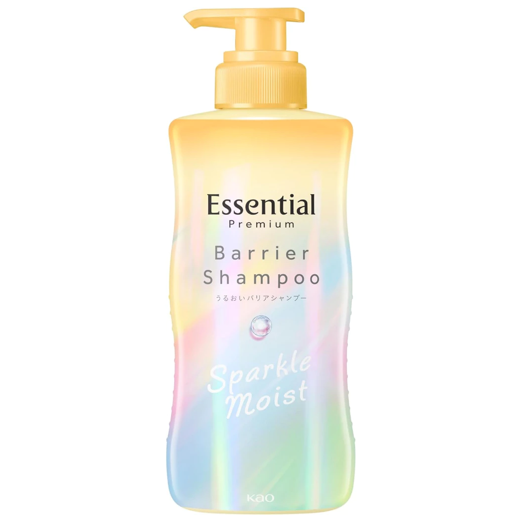 Essential - Kao - Premium Barrier Shampoo, Sparkle Moist 430ml.