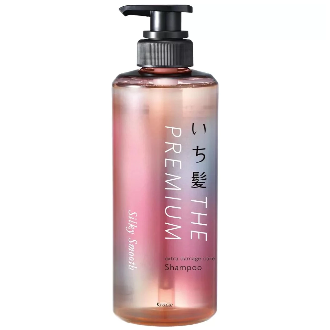 Kracie - Ichikami - The Premium Silky Smooth Extra Damage Care Shampoo 480ml.