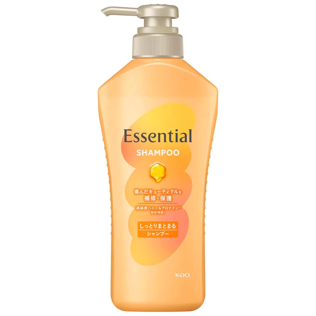 Essential - Kao - Moisturizing Shampoo for Dry and Frizzy Hair 450ml.