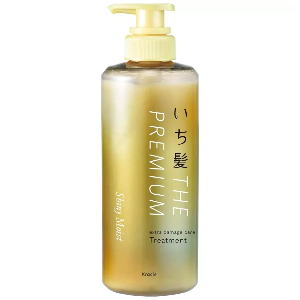 Kracie - Ichikami - The Premium Shiny Moist Extra Damage Care Conditioner 480ml.