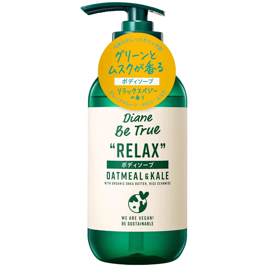 Moist Diane - Diane Be True Relax Oatmeal & Kale Rose & Basil Scent 400ml.