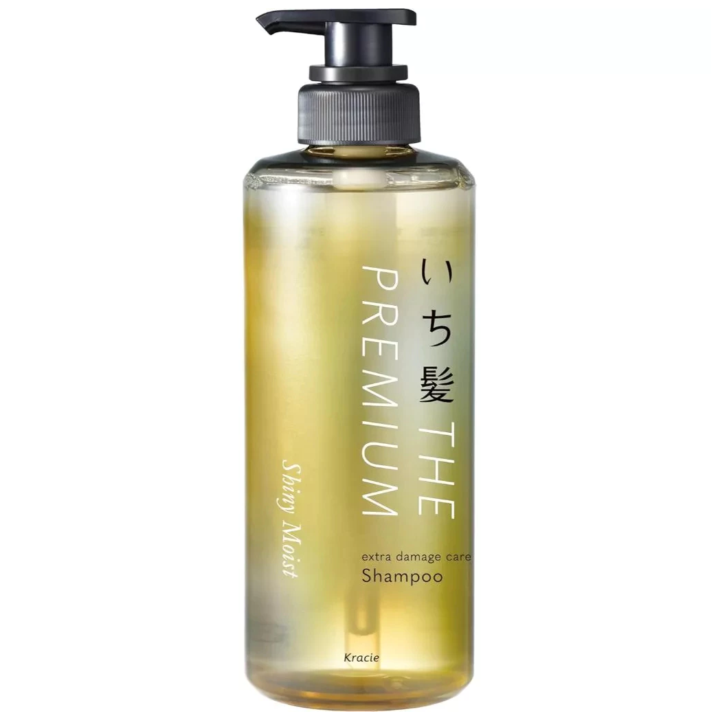 Kracie - Ichikami - The Premium Shiny Moist Extra Damage Care Shampoo 480ml.