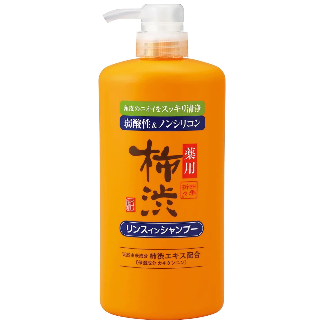 Kumano - Shikioriori - Persimmon Tannin 2-in-1 Shampoo 600ml.