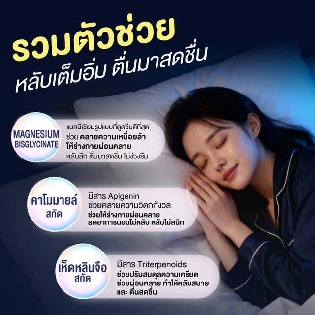 Handy Herb - G'nite Gummy 0% Sugar, Chewable Magnesium Before Bed, Mixed Berry Flavor (Box of 6 sachets, 4 pcs. per sachet)