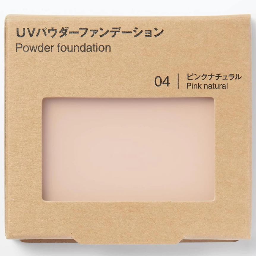 MUJI - UV Powder Foundation SPF 30 PA+++ #04 Pink Natural 10.3g.