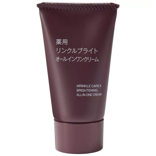 MUJI - Wrinkle Care & Brightening All-in-One Cream 30g.
