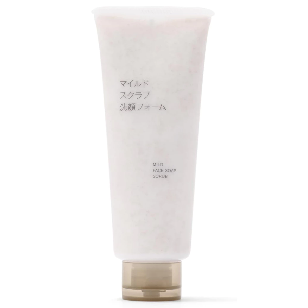 MUJI - Facial Cleanser Mild Face Soap Scrub 150g.