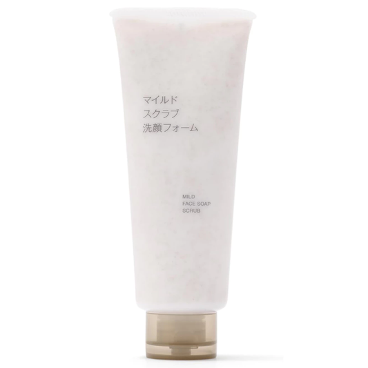 MUJI - Facial Cleanser Mild Face Soap Scrub 150g.