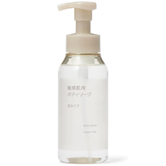 MUJI - Body Soap for Sensitive Skin Foam Type 400ml.