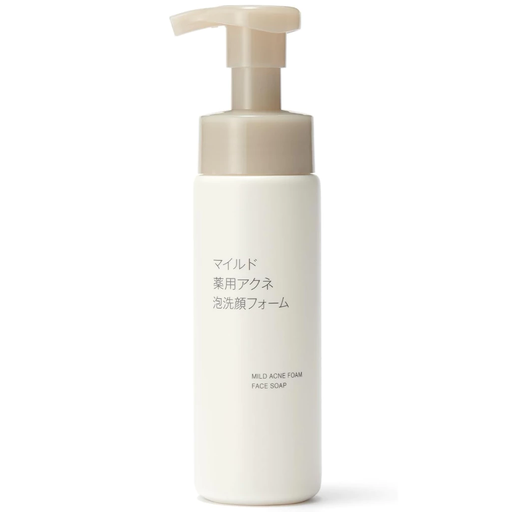 MUJI - Foaming Facial Cleanser Face Soap Mild Acne Foam 200ml.