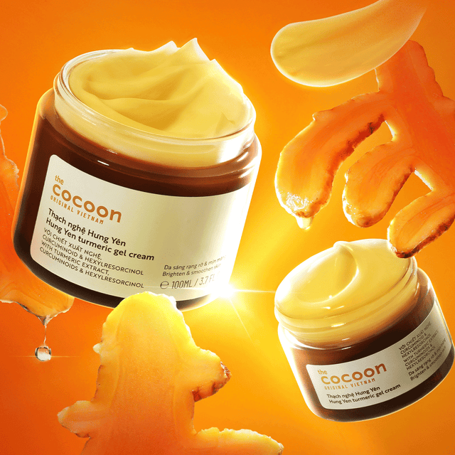 Cocoon Vietnam - Hung Yen Turmeric Gel Cream (Thạch Nghệ Hưng Yên) with Turmeric Extract & Curcuminoids 30ml.