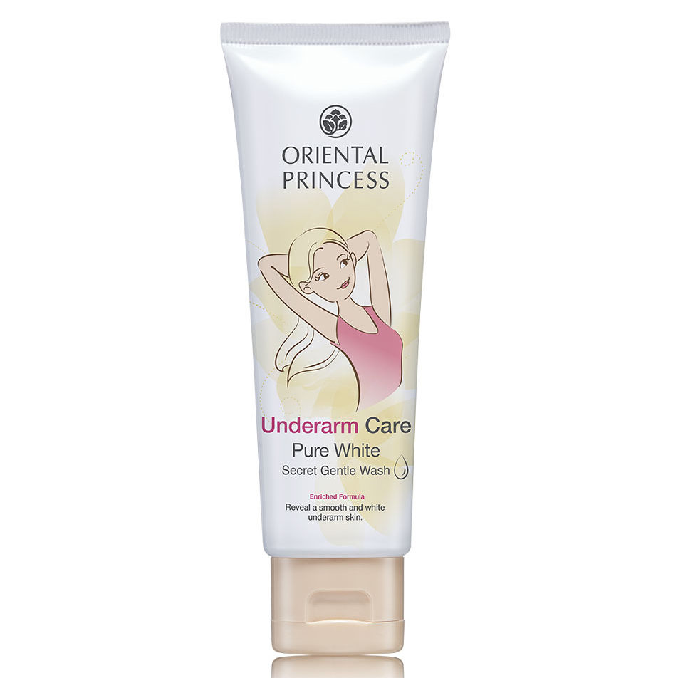 Oriental Princess - Underarm Care Pure White Secret Gentle Wash Enriched Formula 100g.