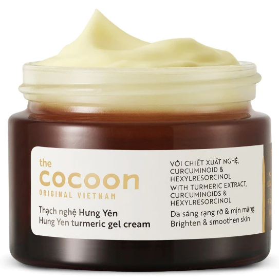 Cocoon Vietnam - Hung Yen Turmeric Gel Cream (Thạch Nghệ Hưng Yên) with Turmeric Extract & Curcuminoids 30ml.