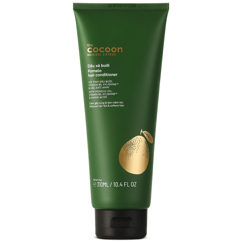 Cocoon Vietnam - Pomelo Hair Conditioner (Dầu Xả Bưởi) with Pomelo Oil, Vitamin B5, Xylishine™ & Amino Acids 310ml.