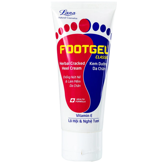 Lana - Herbal Cracked Heel Cream Kem Dưỡng Da Chân Footgel Classic with Vitamin E 50g.