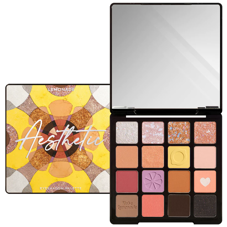 Lemonade - Aesthetic - Eyeshadow Palette Version 2 Bảng Phấn Mít Aesthetic Eyeshadow Palette Version 2 20.8g.
